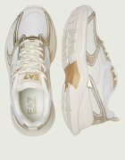 EA7 Sneakers cu adaos de piele