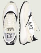 EA7 Sneakers cu adaos de piele
