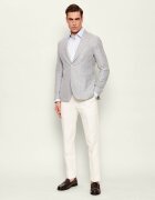 Eleventy De in sacou | Slim Fit | cu adaos de mătase și lână