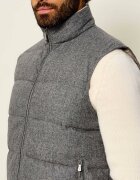 Eleventy De puf vestă | lână | regular fit cu adaos de cașmir
