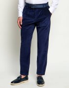 Eleventy Pantaloni | catifea reiată | regular fit cu adaos de cașmir