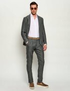 Eleventy Pantaloni | Slim Fit | cu adaos de mătase și lână