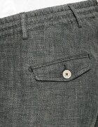 Eleventy Pantaloni | Slim Fit | cu adaos de mătase și lână