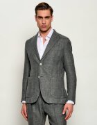 Eleventy Sacou | Slim Fit | cu adaos de mătase și lână