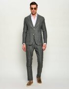 Eleventy Sacou | Slim Fit | cu adaos de mătase și lână