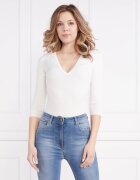 Elisabetta Franchi Bluză | Slim Fit cu adaos de mătase