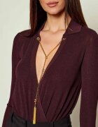 Elisabetta Franchi Body | Slim Fit cu adaos de mătase