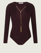 Elisabetta Franchi Body | Slim Fit cu adaos de mătase