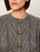 Elisabetta Franchi Cardigan | Loose fit cu adaos de lână