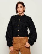 Elisabetta Franchi Cardigan | Loose fit cu adaos de lână