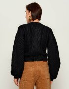 Elisabetta Franchi Cardigan | Loose fit cu adaos de lână