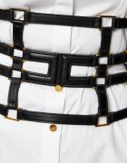 Elisabetta Franchi Curea cu adaos de piele