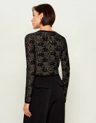 Elisabetta Franchi De dantelă cardigan | Slim Fit