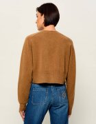 Elisabetta Franchi De lână cardigan | Cropped Fit cu adaos de cașmir