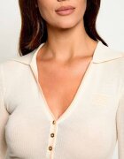 Elisabetta Franchi De lână polo | Slim Fit