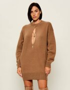 Elisabetta Franchi De lână rochie cu adaos de cașmir