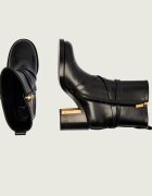 Elisabetta Franchi De piele botine cu toc