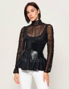 Elisabetta Franchi De piele corset | Slim Fit
