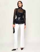 Elisabetta Franchi De piele corset | Slim Fit