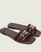 Elisabetta Franchi De piele șlapi | piele întoarsă