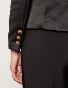 Elisabetta Franchi De satin jachetă | Slim Fit