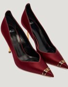 Elisabetta Franchi De satin tocuri cu adaos de piele