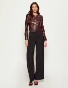 Elisabetta Franchi Geacă de piele | Cropped Fit