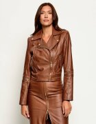 Elisabetta Franchi Geacă de piele | Slim Fit
