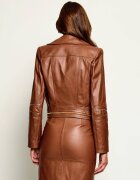 Elisabetta Franchi Geacă de piele | Slim Fit