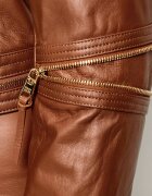 Elisabetta Franchi Geacă de piele | Slim Fit