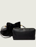Elisabetta Franchi Geantă tip sac + borsetă | piele întoarsă