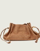 Elisabetta Franchi Geantă tip sac + borsetă | piele întoarsă