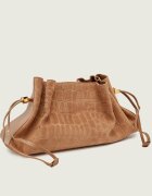 Elisabetta Franchi Geantă tip sac + borsetă | piele întoarsă
