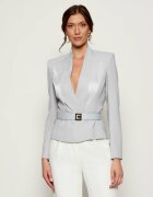 Elisabetta Franchi Jachetă | Slim Fit cu adaos de lână