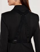 Elisabetta Franchi Jachetă | Slim Fit cu adaos de lână
