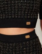 Elisabetta Franchi Pantaloni scurți | Slim Fit cu adaos de lână