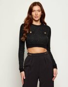 Elisabetta Franchi Pulover | Cropped Fit cu adaos de lână