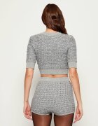 Elisabetta Franchi Pulover | Cropped Fit cu adaos de lână