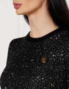 Elisabetta Franchi Pulover | Cropped Fit cu adaos de lână