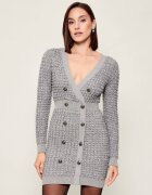 Elisabetta Franchi Rochie cu adaos de lână