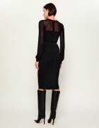 Elisabetta Franchi Rochie cu adaos de mătase