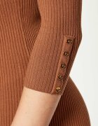 Elisabetta Franchi Rochie cu adaos de mătase