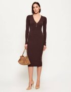 Elisabetta Franchi Rochie cu adaos de mătase
