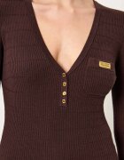 Elisabetta Franchi Rochie cu adaos de mătase
