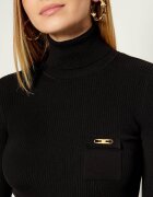 Elisabetta Franchi Rochie cu adaos de mătase
