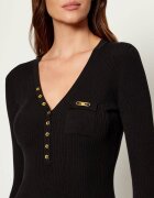 Elisabetta Franchi Rochie cu adaos de mătase