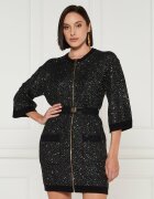 Elisabetta Franchi Rochie cu cordon cu adaos de lână