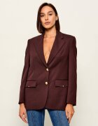 Elisabetta Franchi Sacou | Oversize fit cu adaos de lână
