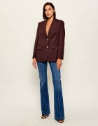 Elisabetta Franchi Sacou | Oversize fit cu adaos de lână