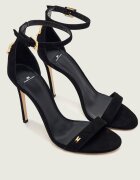 Elisabetta Franchi Sandale cu toc subțire | piele întoarsă
